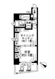 ルネサンス九段下ザ・レジデンス 5階 間取り図