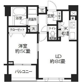 クリオ渋谷ラ・モード 308 間取り図