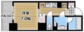 クレストコート中野 801 間取り図