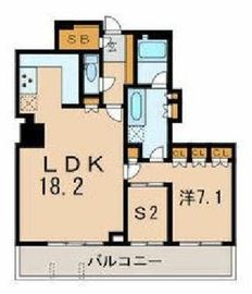 東京パークタワー 16階 間取り図