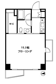 四谷デュープレックスD-R 5階 間取り図