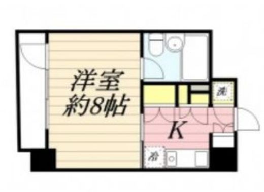 HF八丁堀レジデンス2 306 間取り図
