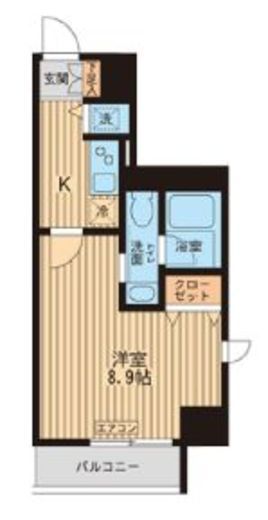 KDXレジデンス入谷 806 間取り図