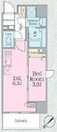 グランパセオ日本橋箱崎町 503 間取り図