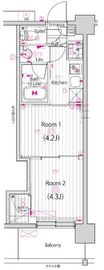 ガーラ・グランディ大森西 6階 間取り図