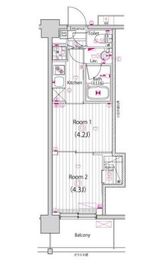 ガーラ・グランディ大森西 7階 間取り図