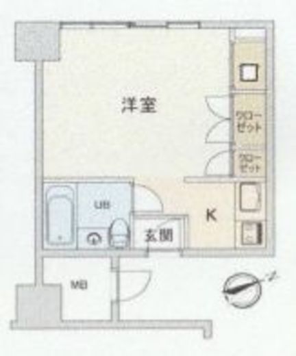 高輪ヒルズ 1階 間取り図