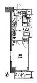 プライムアーバン日本橋浜町 1303 間取り図