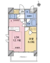 MODIER YOYOGI RESIDENCE (モディア代々木レジデンス) 201 間取り図