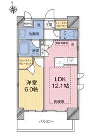 MODIER YOYOGI RESIDENCE (モディア代々木レジデンス) 506 間取り図
