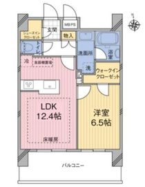 MODIER YOYOGI RESIDENCE (モディア代々木レジデンス) 603 間取り図