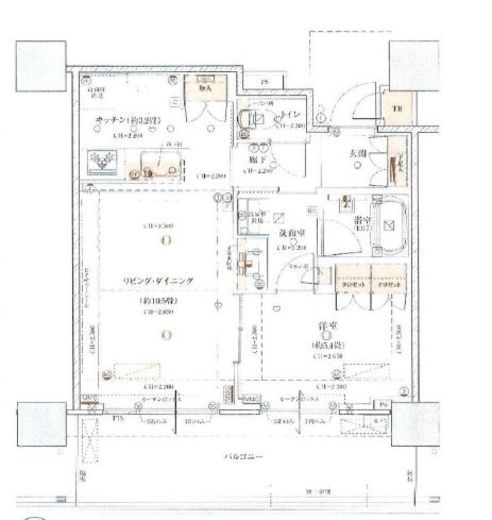 ブリリア有明シティタワー 11階 間取り図