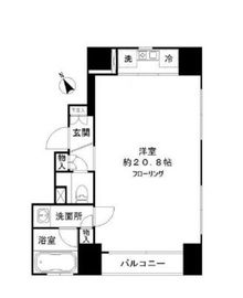 銀座パトリアタワー 1202 間取り図