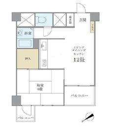 グランドメゾン田町 6階 間取り図