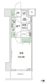 スタイリオ蒲田2 1203 間取り図