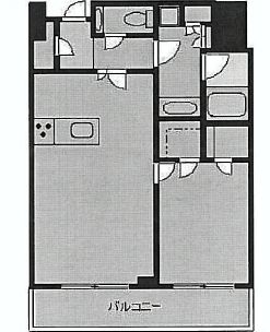 コンシェリア西新宿タワーズウエスト 34階 間取り図