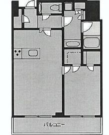 コンシェリア西新宿タワーズウエスト 34階 間取り図