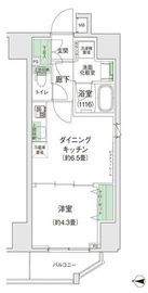スタイリオ蒲田2 905 間取り図