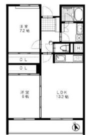 トレステージ富ヶ谷 302 間取り図