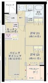 ガーデニエール砧ウエスト 817 間取り図