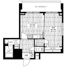 グランドコンシェルジュ早稲田 7階 間取り図