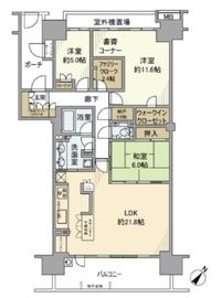 ニュートンプレイス 17階 間取り図