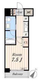 PEACE芝浦 (ピース芝浦) 202 間取り図