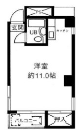 青葉台タワー 802 間取り図