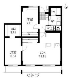 トレステージ富ヶ谷 103 間取り図