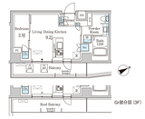 プリマリード南青山 405 間取り図