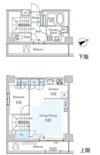 プリマリード南青山 706 間取り図