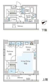 プリマリード南青山 706 間取り図