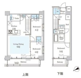 プリマリード南青山 701 間取り図