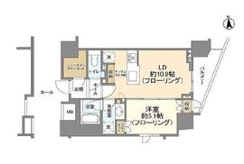 パークハウス市谷柳町 5階 間取り図