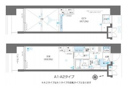 ZOOM麻布十番 2階 間取り図