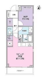 THE LUDLOW NAKAMEGURO 102 間取り図