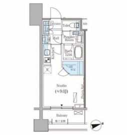 パークアクシス御茶ノ水ヒルトップ 706 間取り図