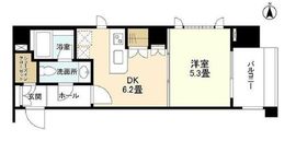 セントラルレジデンス番町シティタワー 6階 間取り図