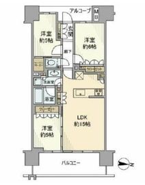 ジオ深川住吉 9階 間取り図