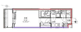 ルネサンスコート蒲田リバーテラス 401 間取り図
