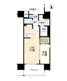 リビオレゾン浅草橋 10階 間取り図