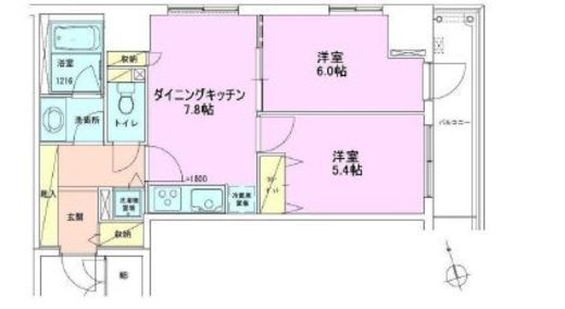 銀座レジデンス壱番館 703 間取り図