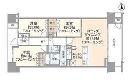 クレヴィア南千住 7階 間取り図