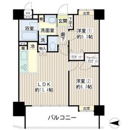コスモ大崎ツインフォルム エクセルコート 11階 間取り図