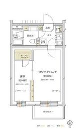 サウンドプルーフギャラリー自由が丘 201 間取り図