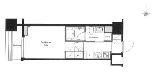 MINAMIAZABU NORTH 203 間取り図