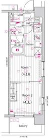 ガーラ・グランディ大森西 6階 間取り図