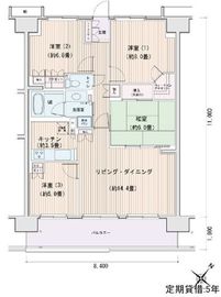 エスティメゾン豊洲レジデンス C1008 間取り図