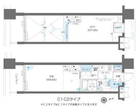 ZOOM麻布十番 4階 間取り図