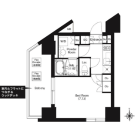 HF正光寺赤羽レジデンス2 701 間取り図